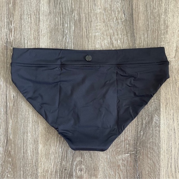 New With Tags prAna Black Summer Wave Bikini Bottoms Size Medium - Picture 10 of 11
